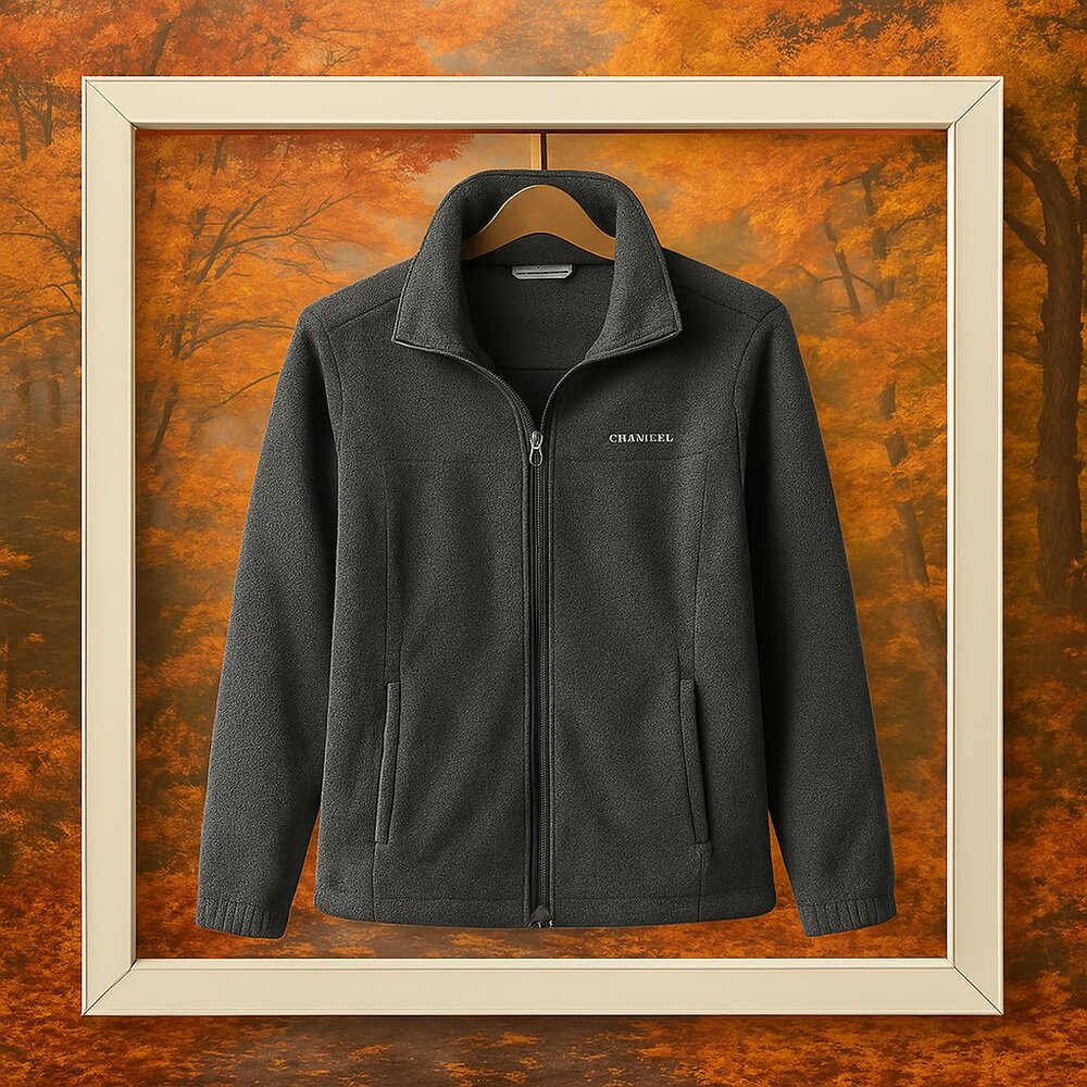 Columbia full zip women's size S  gray fleece jacket sweatshirt